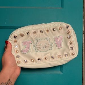 Stoney Clover Lane Pastel Collection - small pouch with patches sewed on